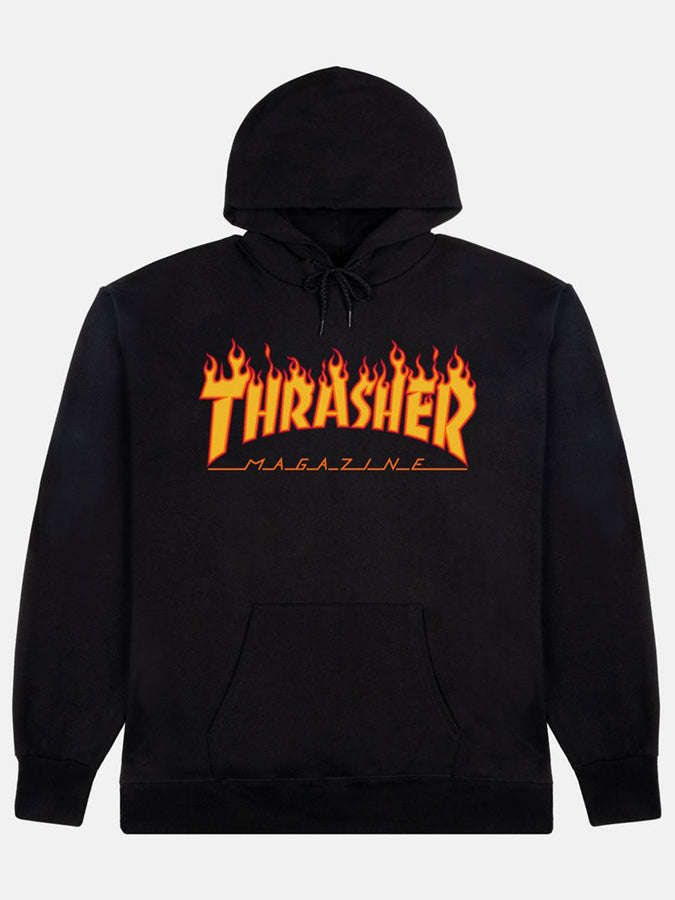 Thrasher Flame Logo Hoodie Fall 2026 | BLACK
