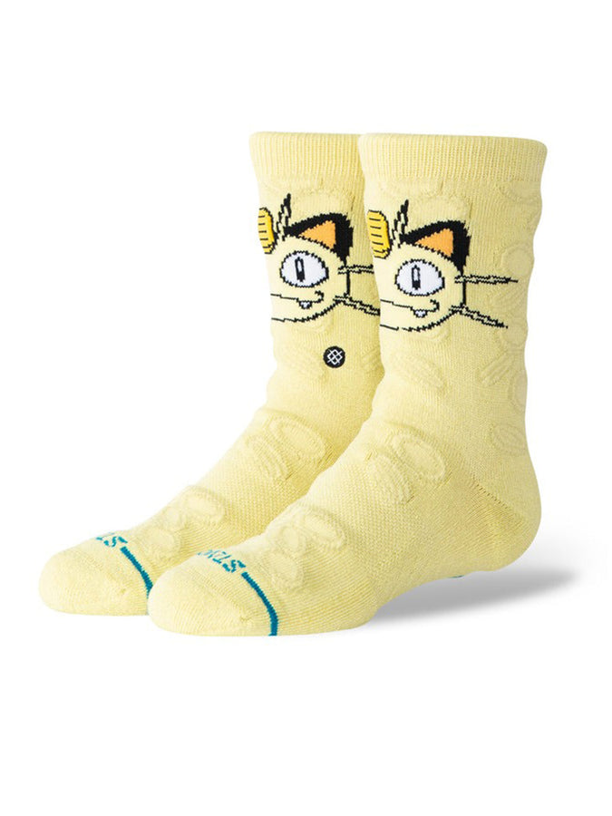 Stance x Pokémon Meowth Coins Socks | GOLD (GLD)
