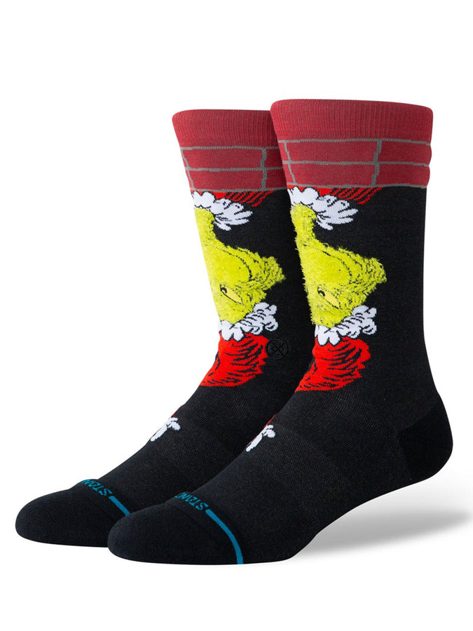 Stance x The Grinch Down The Chimney Socks | BLACK (BLK)