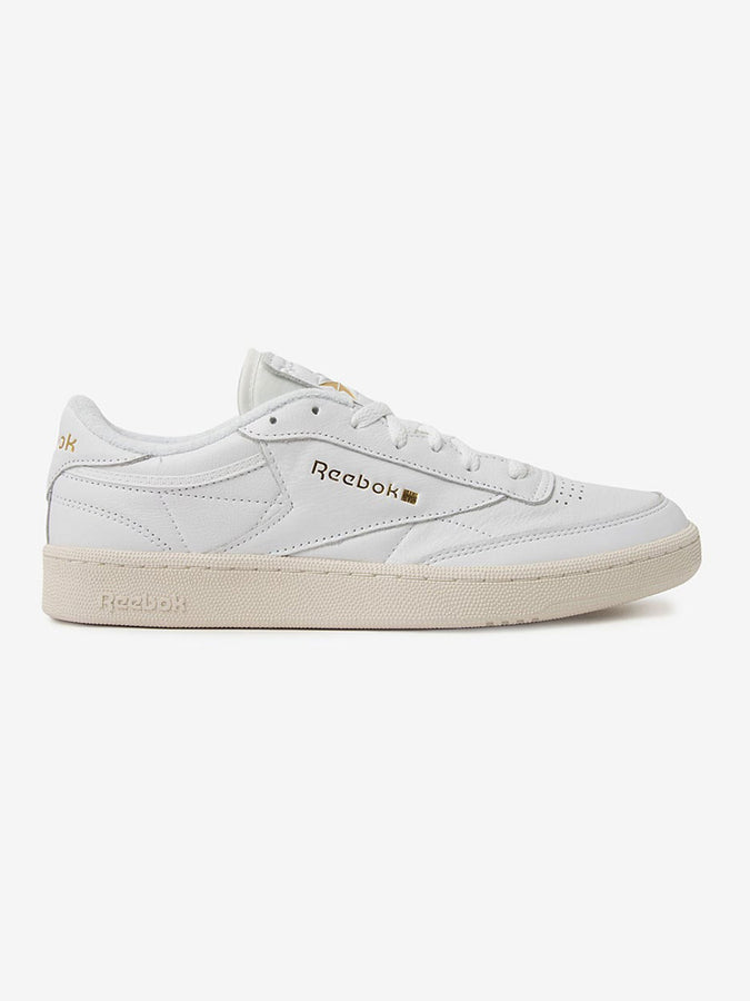 Reebok Club C 85 Ftwr White/Chalk/Gold Shoes Fall 2026 | FTWR WHITE/CHALK/GOLD