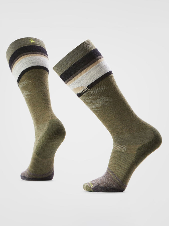 Smartwool Targeted Cushion Mountain Sunrise Otc Socks | WINTER MOSS (K18)