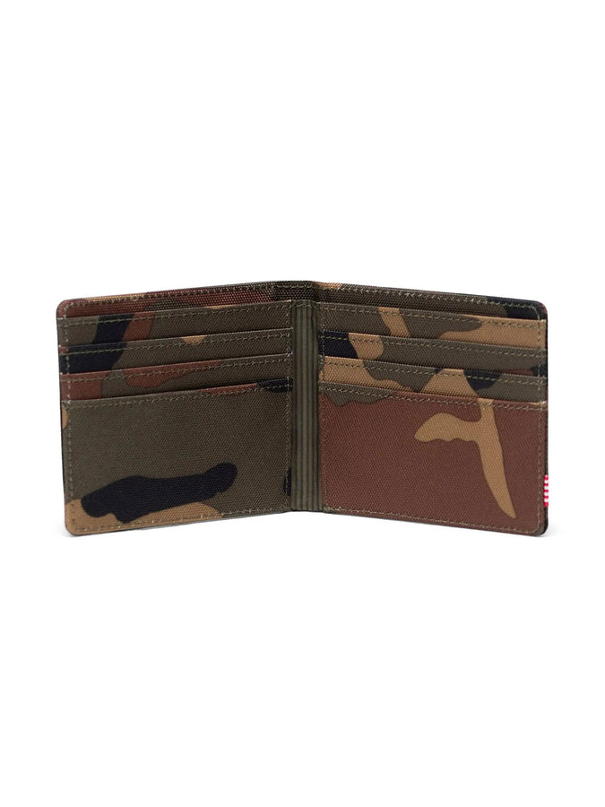 Herschel Roy Wallet | WOODLND CAMO/BLK LABEL (07129)