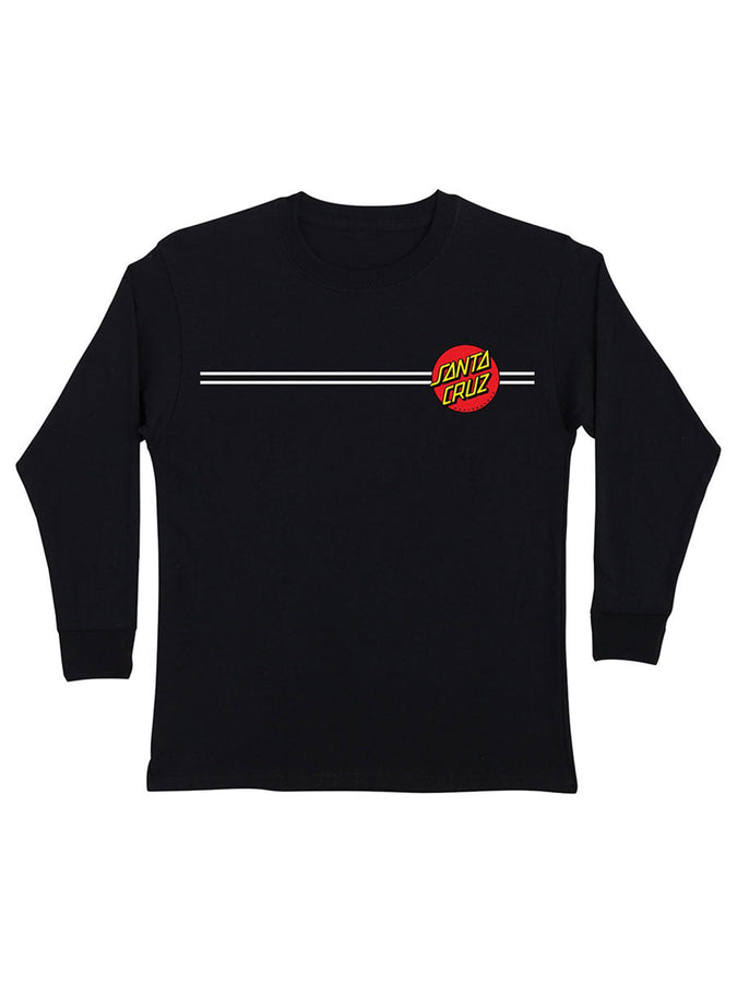 Santa Cruz Classic Dot Long Sleeve T-Shirt Fall 2026 | BLACK