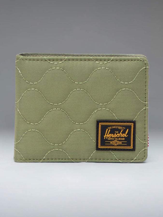 Herschel Roy Quilted Capsule Wallet | LODEN GREEN TONAL (08214)