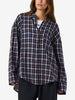 Noisy May Zoe Check Long Sleeve Buttondown Shirt Fall 2026