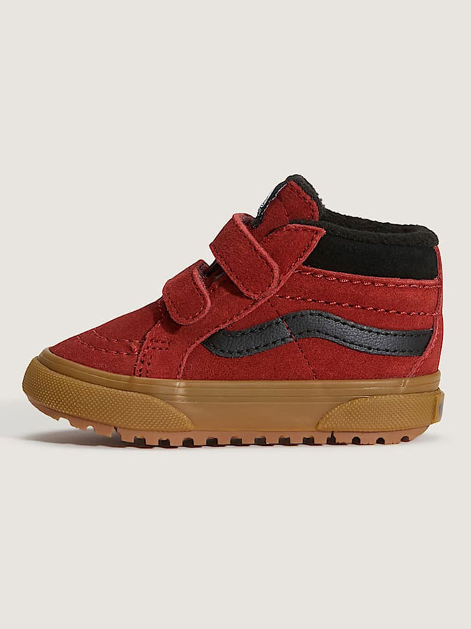 Vans Sk8-Mid Reissue V Insulated Gum Burgundy Shoes | GUM BORDEAUX (BRD)