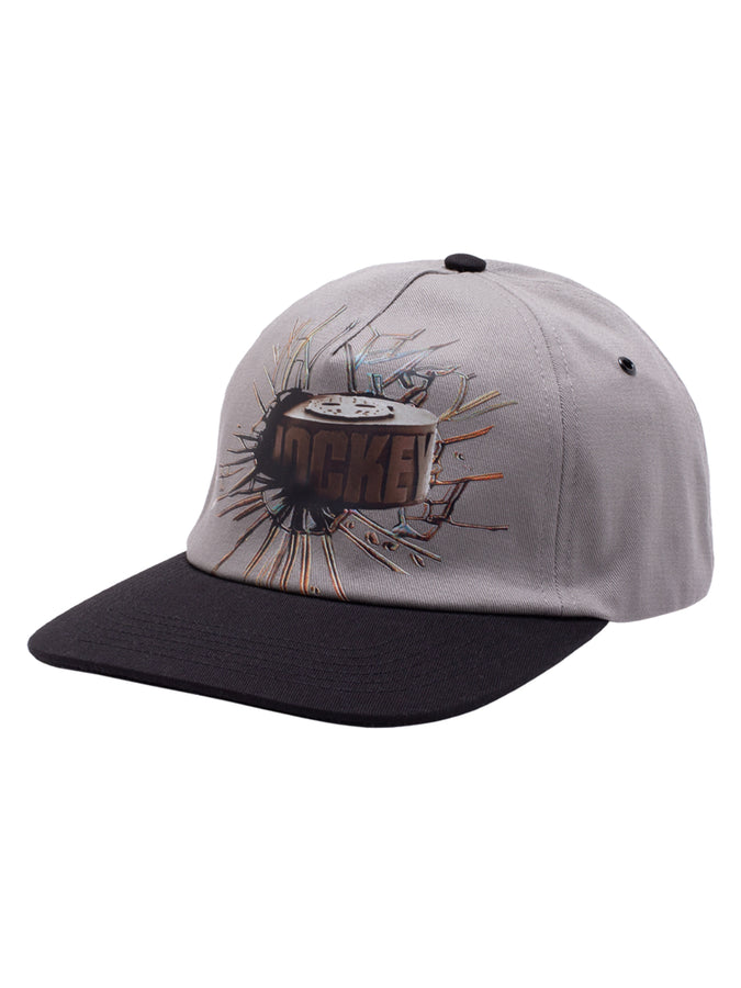 Hockey Wax Shatter Snapback Hat | BLACK/GREY