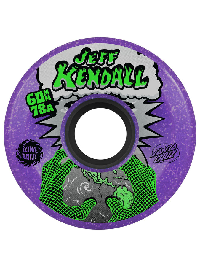 Slime Balls Kendall End Of The World Reissue Og Slime Skateboard Wheels | PURPLE