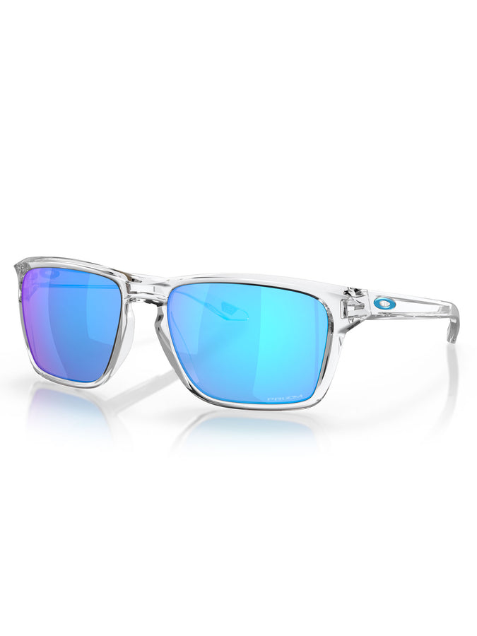 Oakley Sylas Xl Polished Clear/Sapphire Prizm Sunglasses | POLISHED CLEAR/PRIZM SAPPHIRE