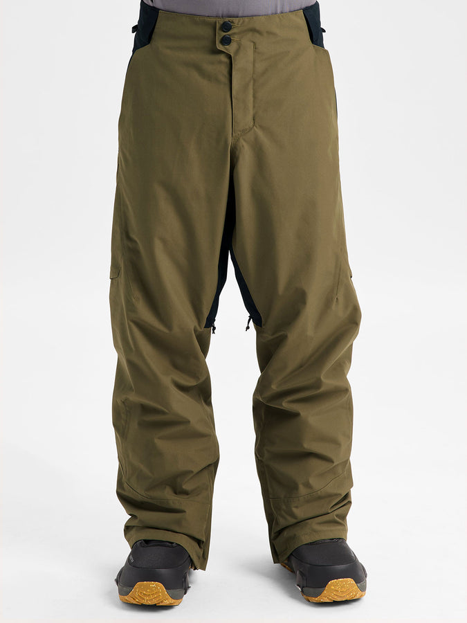 Burton Reserve 2L 2027 Insulated Snowboard Pants | DRIED MOSS/TRUE BLACK (E8C)