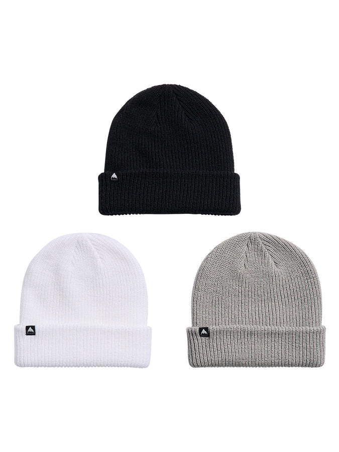 Burton Dnd 3 Pack Beanie | TRUE BLK/SHRKSKN/STT WHT (05Q)