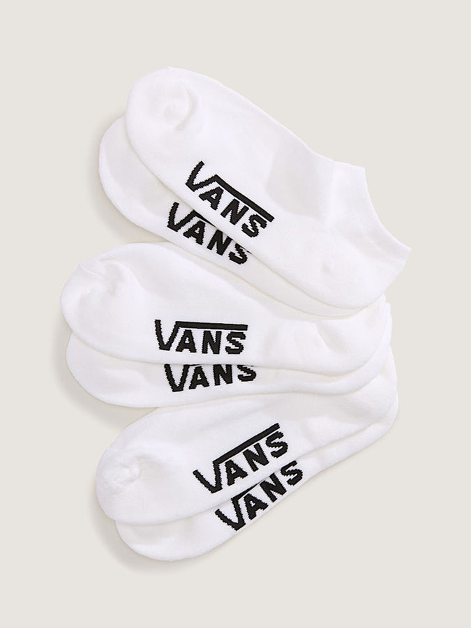 Vans Classic Kick 3 Pack Socks Fall 2026 | WHITE (WHT)