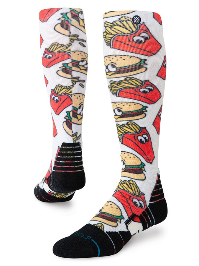 Stance Combo Meal Mid Socks | RED (RED)