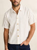 Rhythm Vacation Stripe Crop Short Sleeve Buttondown Shirt Fall 2026