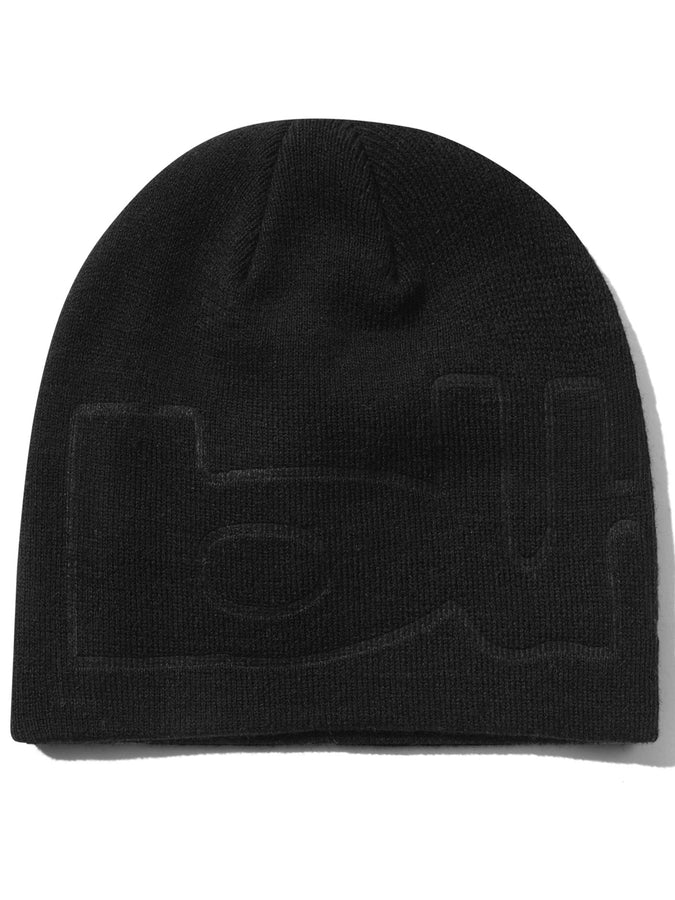 Butter Goods Warped Skully Beanie | BLACK