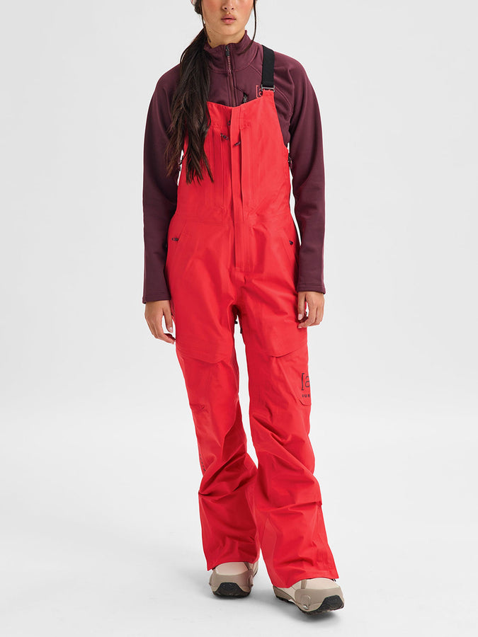 Burton GORE-TEX [ak]® Kimmy Stretch 2027 – Women's Shell Bib | HOT TAMALE (E9Z)