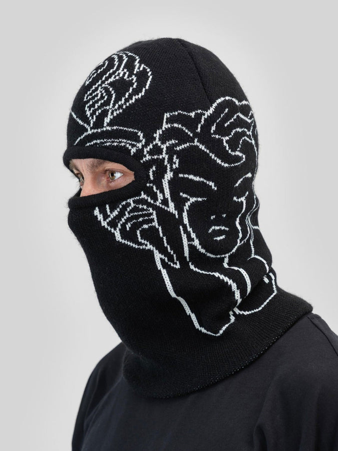 Beyond Medals Jacquard Knit Balaclava | BLACK