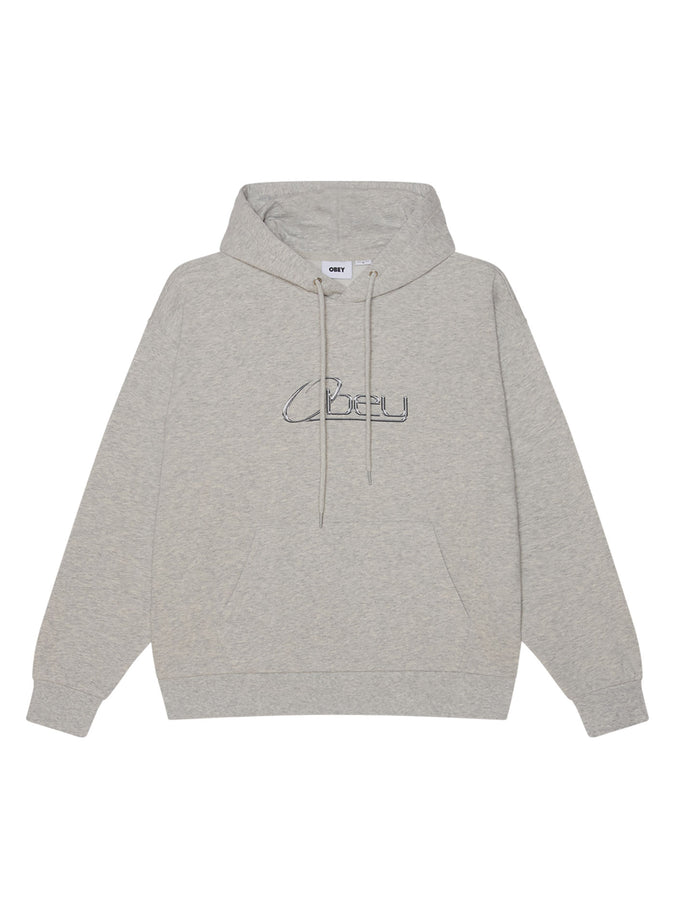 Obey Chrome Hoodie Fall 2026 | ASH GREY (AGRY)
