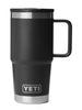 Yeti Rambler 20oz Black Travel Straw Mug