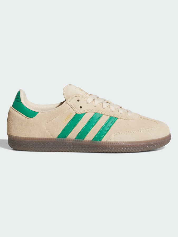 Adidas Samba Adv Sable Strata/Vert Tennis/Gomme Shoes Holiday 2026 | SAND STRATA/COURT GREEN/GUM