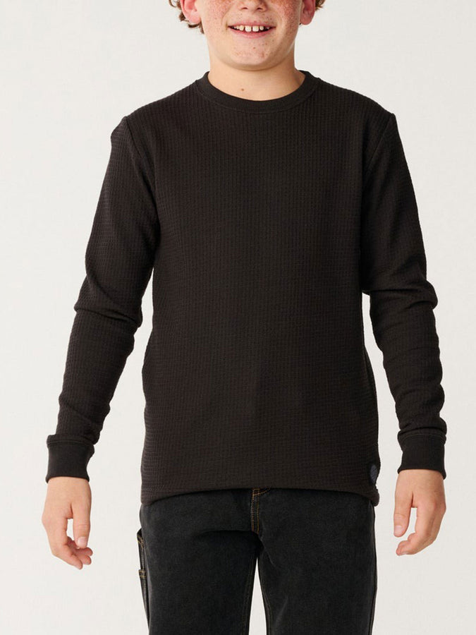 Rip Curl Premium Surf Waffle Long Sleeve T-Shirt Fall 2026 | WASHED BLACK (8264)