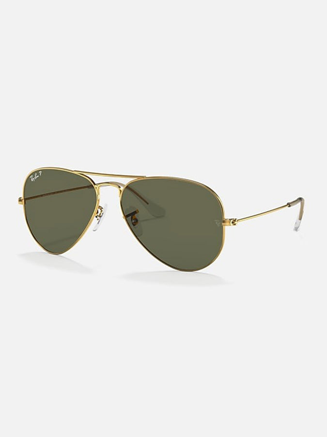 Ray Ban Aviator Metal Large Gold/G-15 Green Sunglasses | GOLD/G-15 GREEN