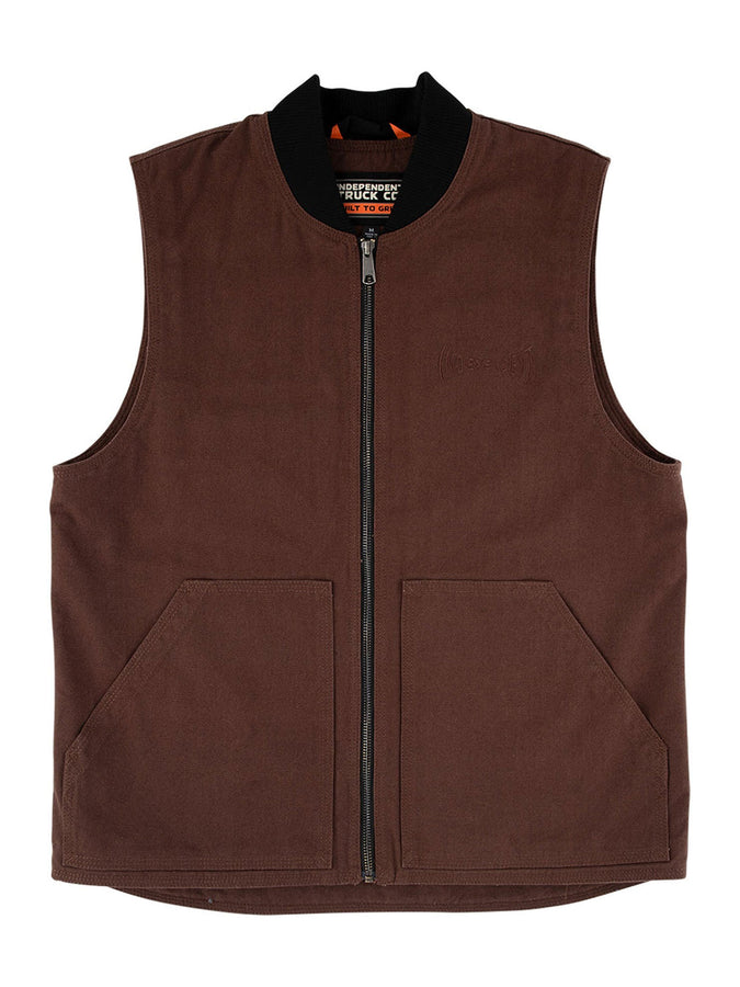 Independent Built To Grind Work Vest Fall 2026 | CHOCOLATE