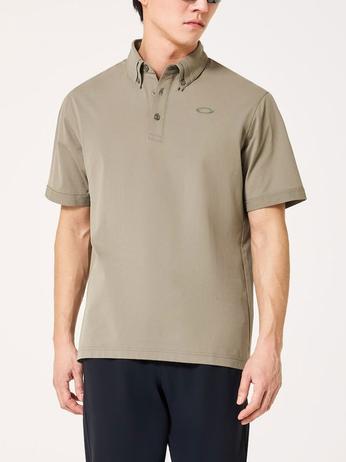 Oakley O-Sync Pack Seersucker 2.0 Short Sleeve Polo Summer 2026 | BOULDER GREEN (7C9)
