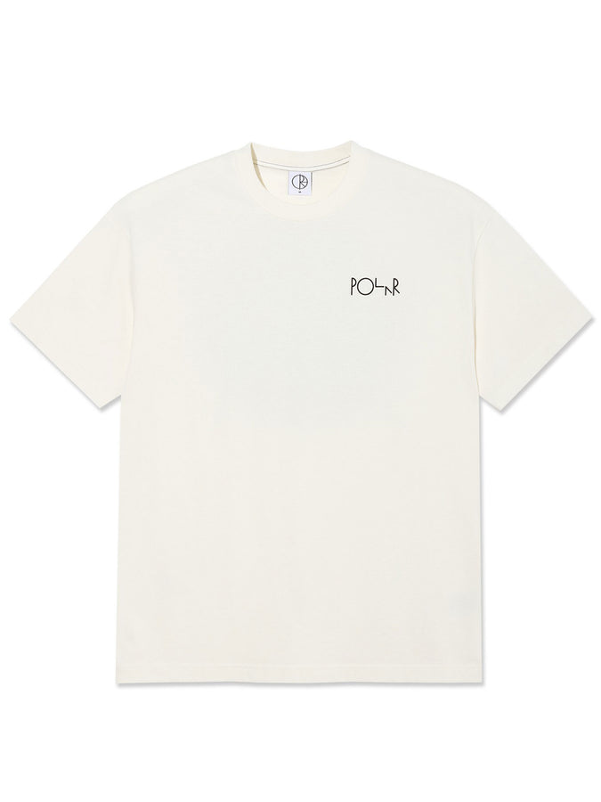 Polar Contrast Fill Logo T-Shirt Holiday 2026 | IVORY/BLACK