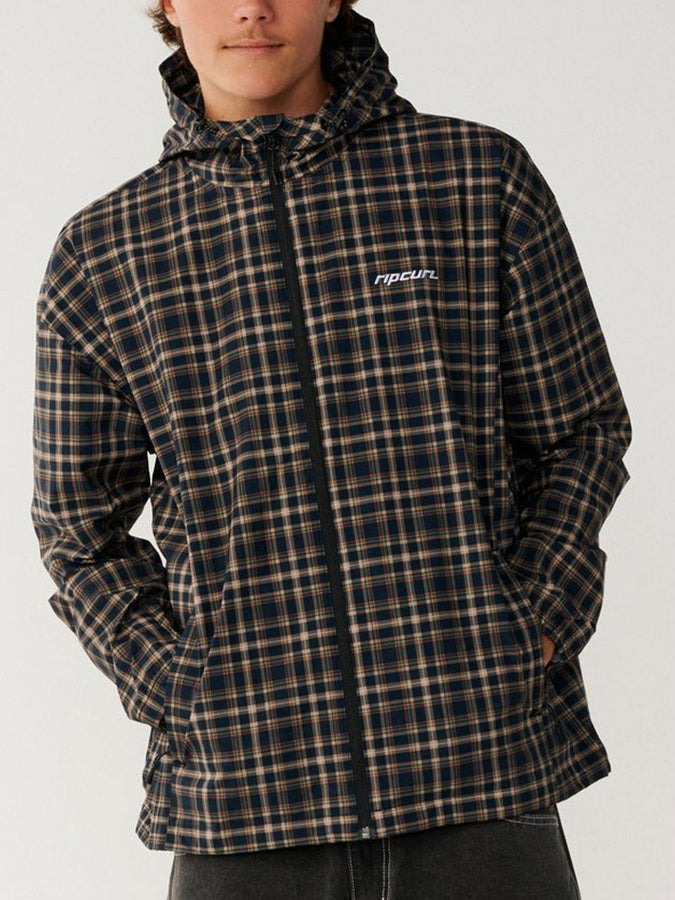 Rip Curl Archive Dwr Plaid Jacket Fall 2026 | DARK NAVY (0291)