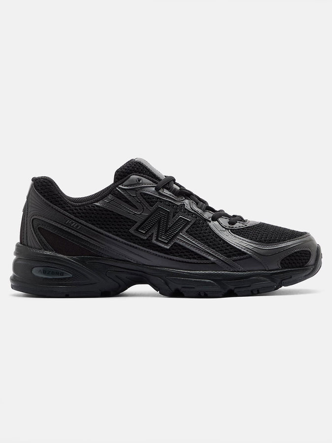 New Balance 740 Black/Black Cement Shoes | BLACK
