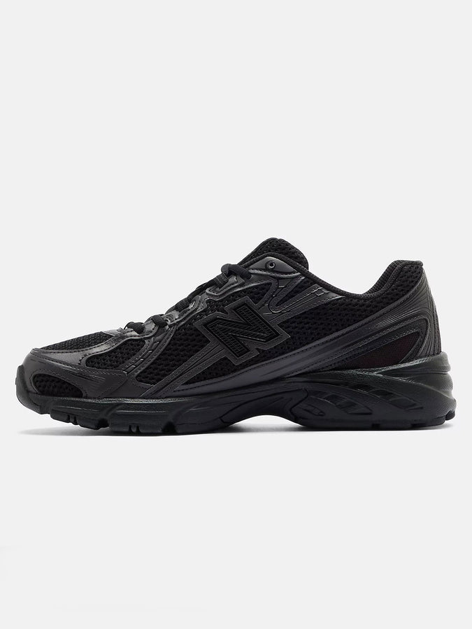 New Balance 740 Black/Black Cement Shoes | BLACK
