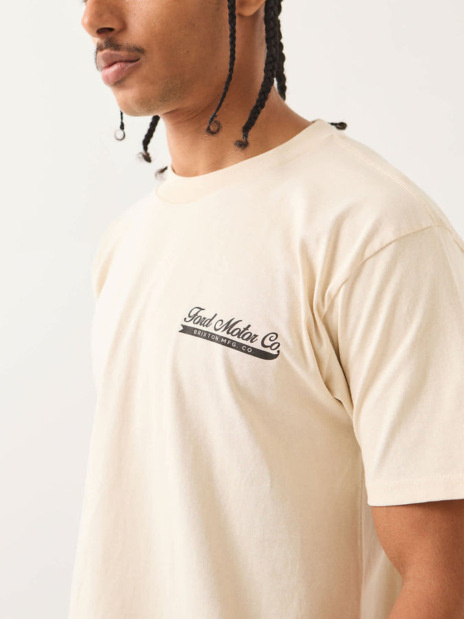 Brixton X Ford 71 Pickup T-Shirt Fall 2026 | WIMBLEDON WHITE