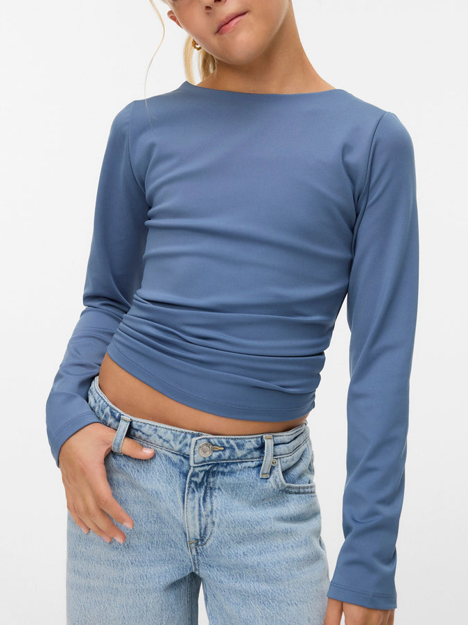 Vero Moda Million Long Sleeve T-Shirt Spring 2026 | CHINA BLUE