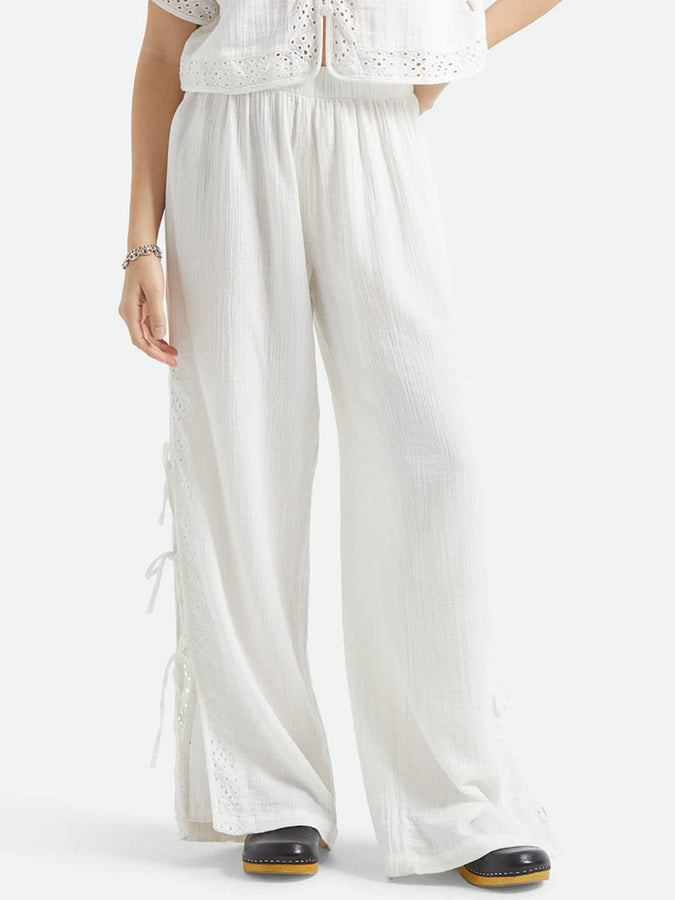 Brixton Seaside Eyelet Wide Pants Spring 2026 | OFF WHITE
