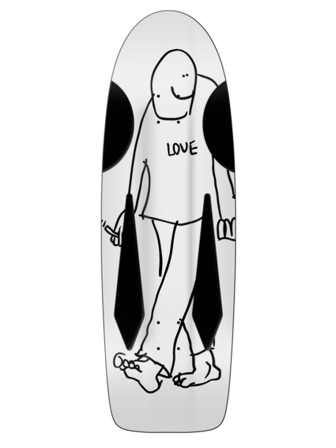 Krooked SSD Beamer Love White 10.75'' Skateboard Deck | ASSORTED