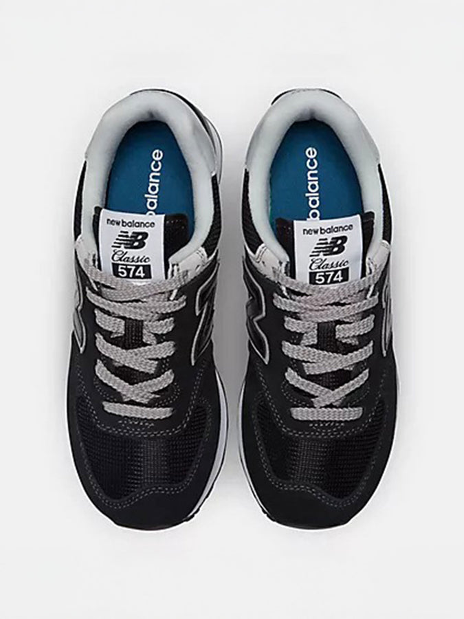 New Balance 574 Black/White Shoes Fall 2025 | BLACK/WHITE