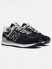 New Balance 574 Black/White Shoes Fall 2025