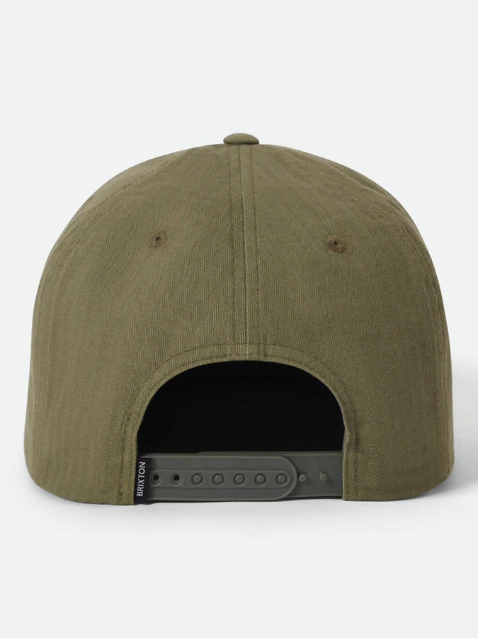 Brixton Pinnacle Snapback Hat | WASHED OLIVE GREEN
