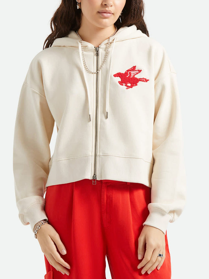 Brixton Pegasus Zip Hoodie Spring 2026 | WHITECAP
