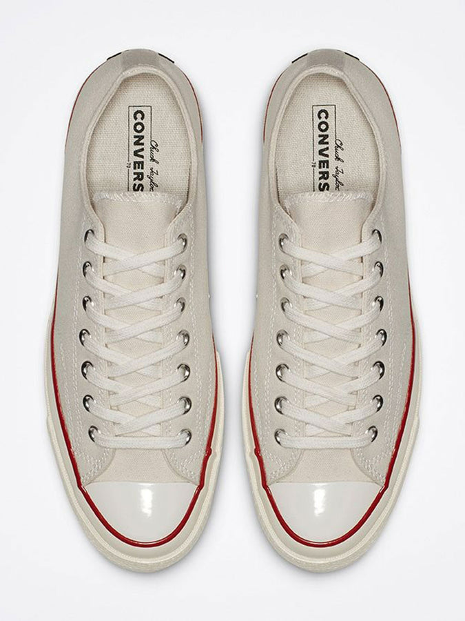 Converse Fall 2022 Chuck 70 Canvas OX Parchment/Garnet/Egret Shoes | PARCHMENT/GARNET/EGRETConverse Chuck 70 Low Parchment/Garnet/Egret Shoes | PARCHMENT/GARNET/EGRET