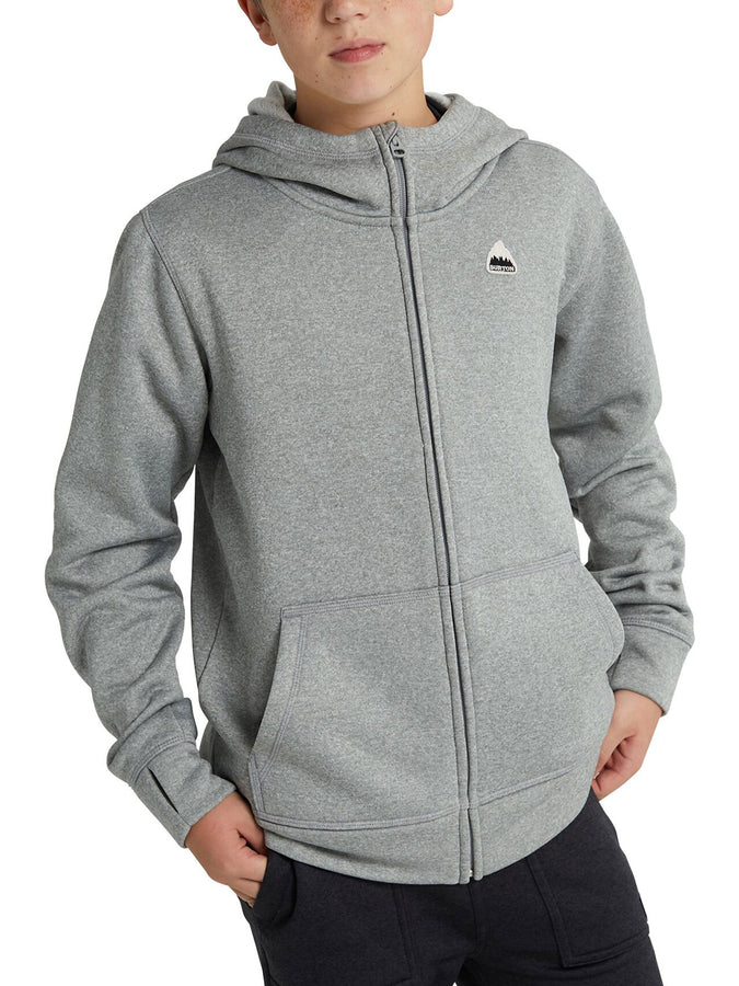 Burton Oak Full Zip Hoodie | GREY HEATHER (021)