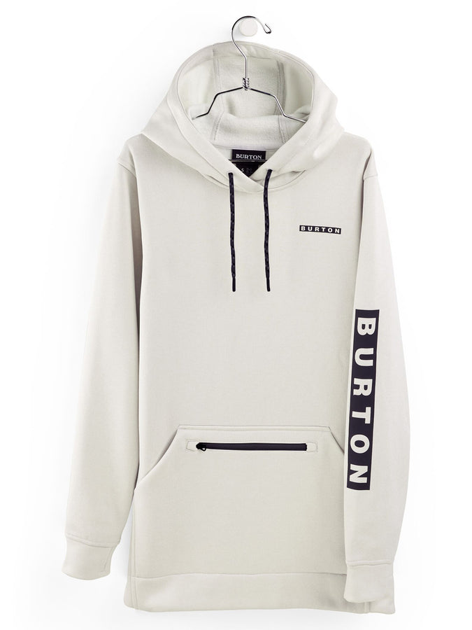 Burton Oak Long Hoodie | STOUT WHITE HEATHER (100)