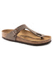 Birkenstock Gizeh Birkibuc Mocha Sandals