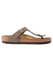 Birkenstock Gizeh Birkibuc Mocha Sandals