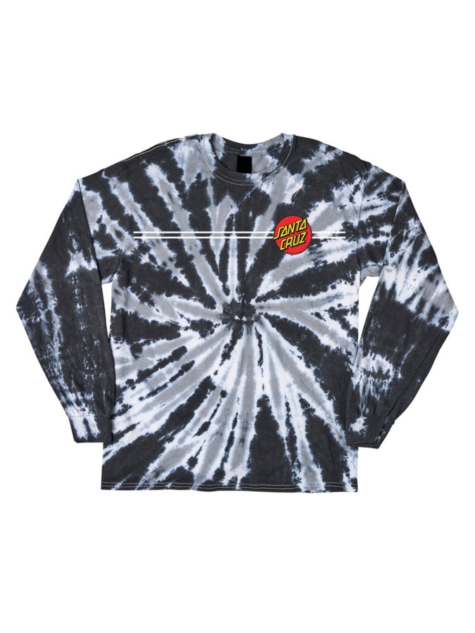 Santa Cruz Classic Dot Long Sleeve T-Shirt | TWIST BLACK