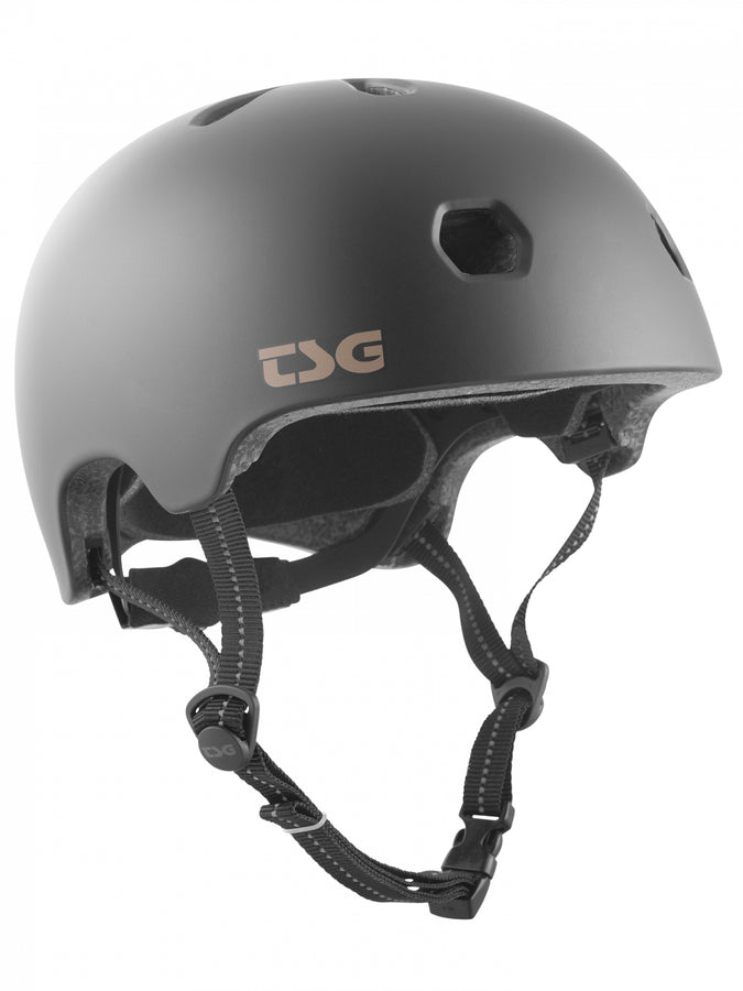 TSG Meta Solid Color Helmet | SATIN BLACK