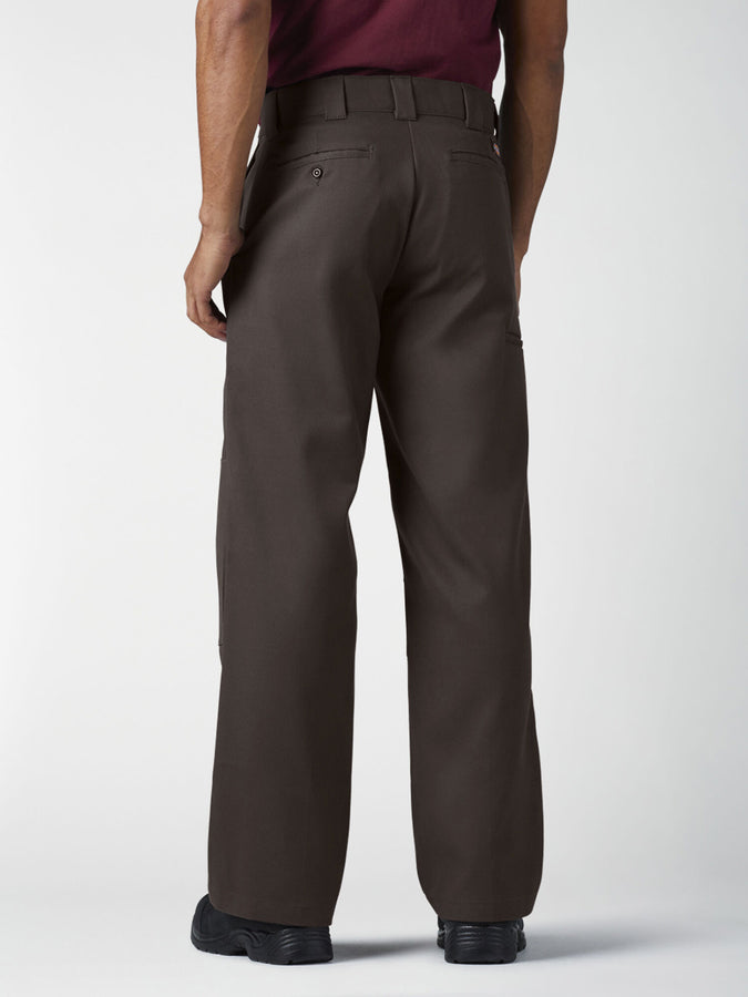 Dickies Loose Fit Double Knee Work Pants | DARK BROWN (DB)
