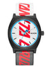 Nixon Time Teller x Santa Cruz Black/Silver Watch