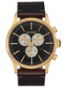 Nixon Sentry Chrono Leather Watch